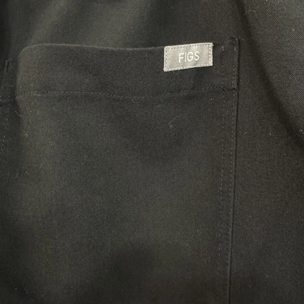 Figs Cairo Cargo Technical Collection Scrub Pants Mens XL‎ Straight Leg Black